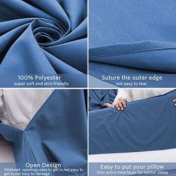 Travel and Camping Sheets Sleeping Bag Liner,Lightweight Travel Sheets for Hotel Portable Hotel Slee...