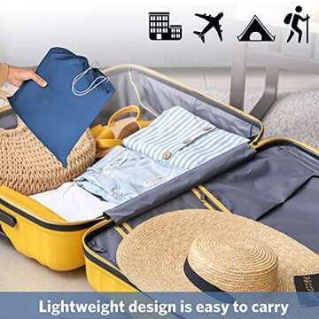 Travel and Camping Sheets Sleeping Bag Liner,Lightweight Travel Sheets for Hotel Portable Hotel Sleeping Bag Sack for Adults,Premium Soft Hotel Sleep Sheet for Traveling Hostels Picnic