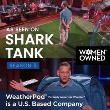 WeatherPod® The Original Shark Tank MyPod™ XL 1-2 Person Pop-Up Pod - Stay Warm, Dry, and Out of The Sun - Weather Pod for Sports, Rain, or Wind - Simple to Set Up and Tear Down - (Royal Blue)