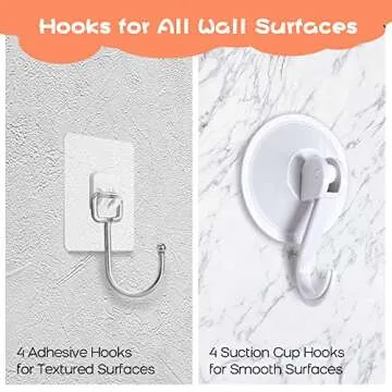 Bath Toy Organizer, SUNDOKI Toy Holder Storage Bags 2 Bath Toy Nets with and 8 Hooks for Kids, Toddlers and Adults (Green)