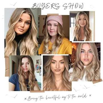 Synthetic Lace Front Ombre Dirty Blonde Wig for Women