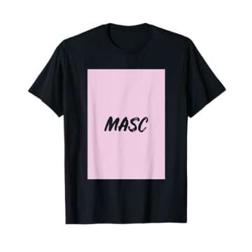 Masc Pride T-Shirt: Minimalist Streetwear for Gay Men