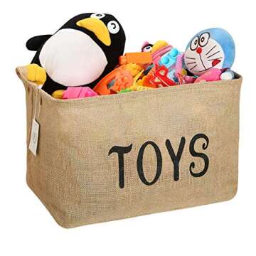 Zonyon 17'' Jumbo Collapsible Toy Storage Basket for Kids