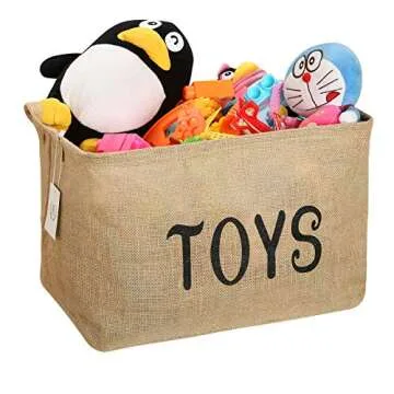 Zonyon 17'' Jumbo Collapsible Toy Storage Basket for Kids