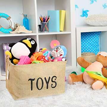 Zonyon 17'' Jumbo Collapsible Toy Storage Basket for Kids