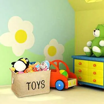 Zonyon 17'' Jumbo Collapsible Toy Storage Basket for Kids