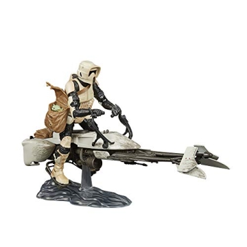 STAR WARS The Black Series Speeder Bike Scout Trooper and The Child Toys 6-Inch-Scale The Mandaloria...