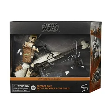 Star Wars The Black Series Biker Scout & Speeder Bike Set