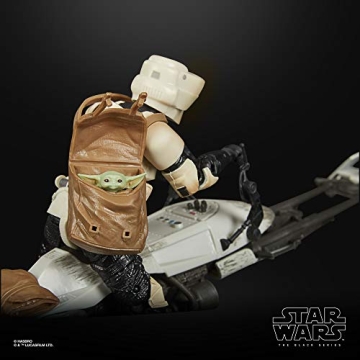 Star Wars The Black Series Biker Scout & Speeder Bike Set