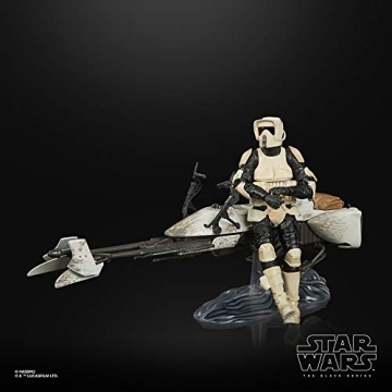 Star Wars The Black Series Biker Scout & Speeder Bike Set