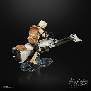 Star Wars The Black Series Biker Scout & Speeder Bike Set