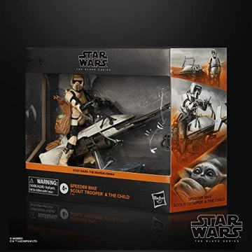 Star Wars The Black Series Biker Scout & Speeder Bike Set