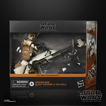 Star Wars The Black Series Biker Scout & Speeder Bike Set