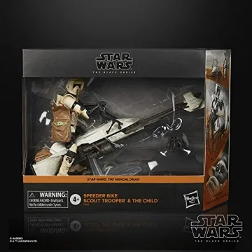 Star Wars The Black Series Biker Scout & Speeder Bike Set