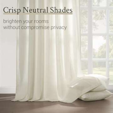 Elegant Pinch Pleated Semi Sheer Curtains 96 Length