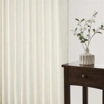 Elegant Pinch Pleated Semi Sheer Curtains 96 Length