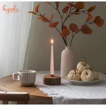 Hyoola Tall Taper Candles - Elegant Dripless Dinner Candles