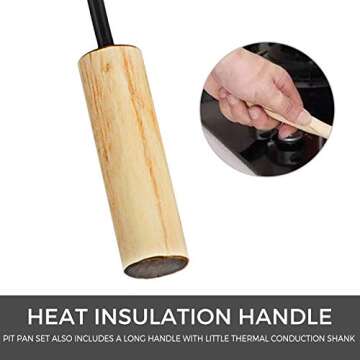 VBENLEM 25.6 Inch Fire Pit Rings with Grate Fire Pit Insert 3.0mm Thickness Solid Steel Heavy-Duty Outdoor Fire Ring with 19.3 x 15.4 Inch Camping Park Grill for Outdoor Camping