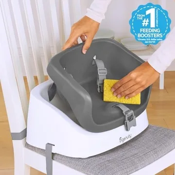 Ingenuity SmartClean Toddler Booster Seat – Lightweight & Easy-Clean