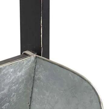 Stylish Kate and Laurel Pothos Blanket Ladder with Bins