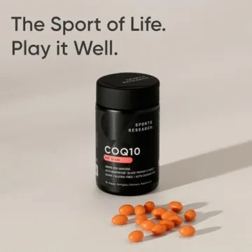 Sports Research CoQ10 100mg Vegan Non-GMO Supplement