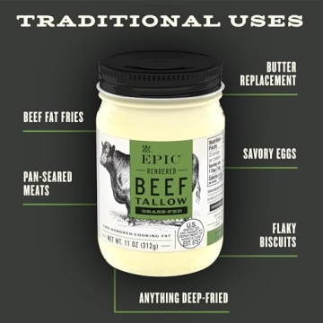 Epic Bison Tallow: Grass-Fed, Keto Friendly Cooking Fat