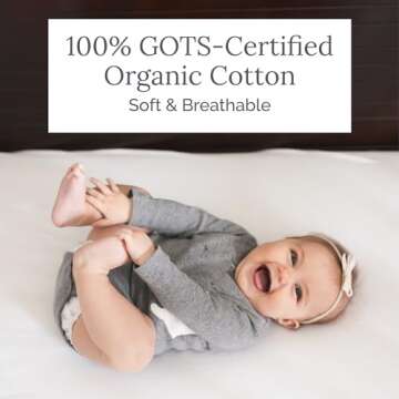 Organic Cotton Crib Sheets for Comfort & Safety