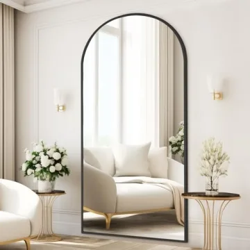 MELOMOIR 76-inch Full Length Arched Mirror for Home Styling