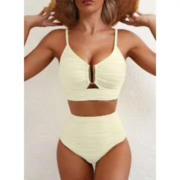 Herseas U-Wire Push Up Bikini Set for Summer Style