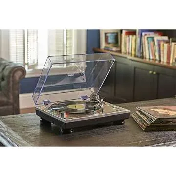 Audio-Technica AT-LP120-USB Direct-Drive Professional Turntable (USB & Analog), Silver (ATLP120 USB)