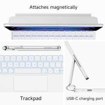 iPad Air 11" Keyboard Case with Backlit Keys and Trackpad