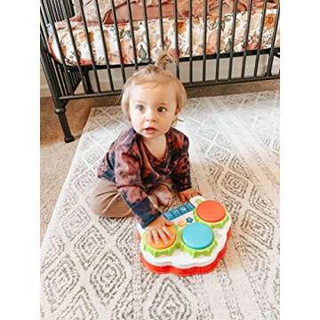 Toddler Drum Musical Light Up Piano Toy for Kids