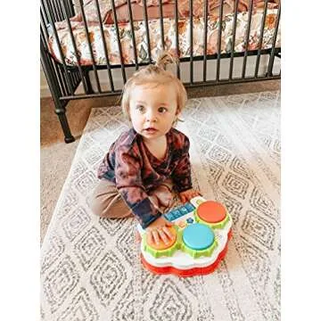 Toddler Drum Musical Light Up Piano Toy for Kids