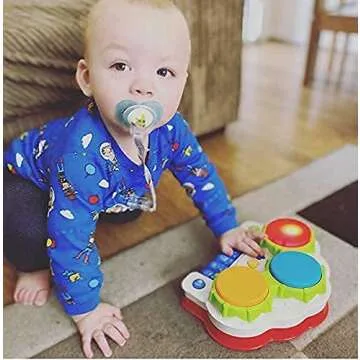 Toddler Drum Musical Light Up Piano Toy for Kids