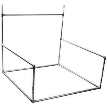 Adjustable Newborn Photography Backdrop Stand - Metallic