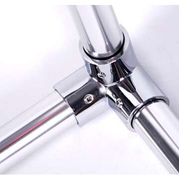 Adjustable Newborn Photography Backdrop Stand - Metallic