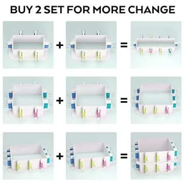 Nicpro Adjustable Molds Housing for Silicone Mold Making, Reusable Plastic Housing Frame Mold Making Silicone Rubber, for Resin Molds Kit, Soap Molds, Candle Molds with Binder Clips, Double-Sided Tape