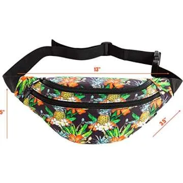 Fanny Packs Back Tropical Fanny Pack for Any Adventure