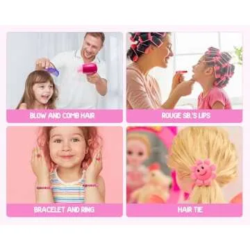 Enchanting Vanity Makeup Toy Set for Little Girls