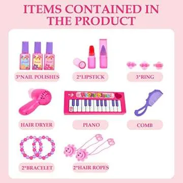Enchanting Vanity Makeup Toy Set for Little Girls