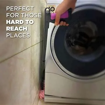 Grabber Reacher Tool - 2 Pack - Latest Version Long 32 Inch Foldable Pick Up Stick - Strong Grip Magnetic Tip Lightweight Trash Picker Claw Reacher Grabber Tool Elderly Reaching - by Luxet (Pink)