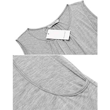 Ekouaer Maternity Tanks for Breastfeeding Comfort 3-Pack