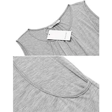 Ekouaer Maternity Tanks for Breastfeeding Comfort 3-Pack