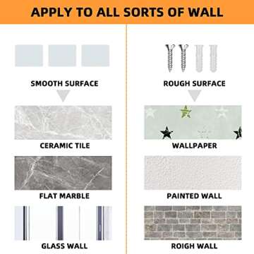 15 Inch Clear Shelves,Acrylic Bookshelf,Acrylic Shelves for Wall Storage,Nail Polish Organizer Wall,Display Shelf Organizer for Bathroom, Living Room, Bedroom, Kitchen, Room Decor