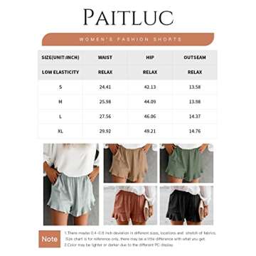 Stylish and Comfy Paitluc Women's Beach Shorts