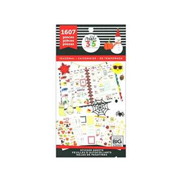 me & my BIG ideas Sticker Value Pack for Classic Planner - The Happy Planner Scrapbooking Supplies -...