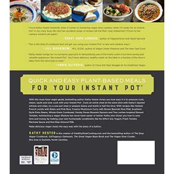 The Ultimate Vegan Cookbook for Your Instant Pot: 80 Easy and Delicious Plant-Based Recipes That You...