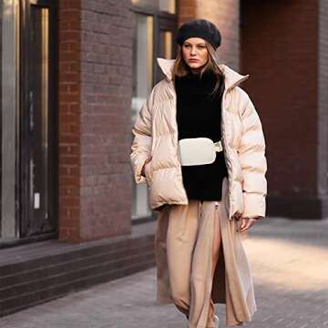 Sherpa Belt Bag Stylish Crossbody Fleece Fanny Pack