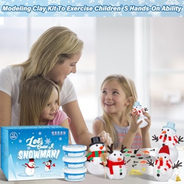 Christmas Snowman Craft Kit for Kids Fun Holiday Activities