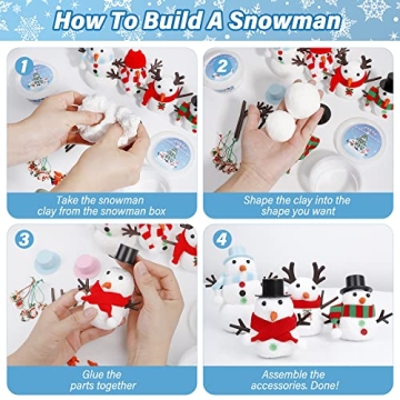 Christmas Snowman Craft Kit for Kids Fun Holiday Activities